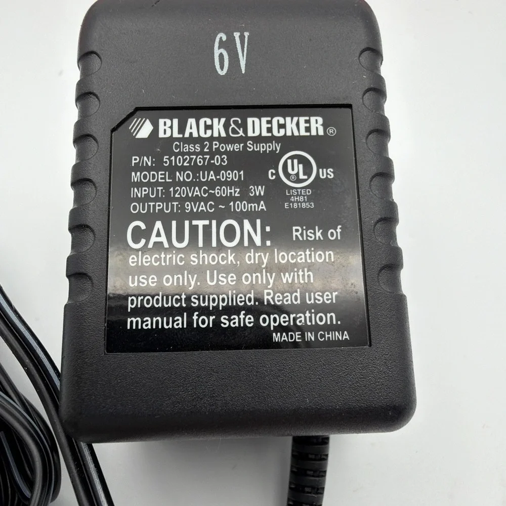 Black & Decker Pivot Plus PD600 6V Cordless Drill Drive, Drill Bit & Charger